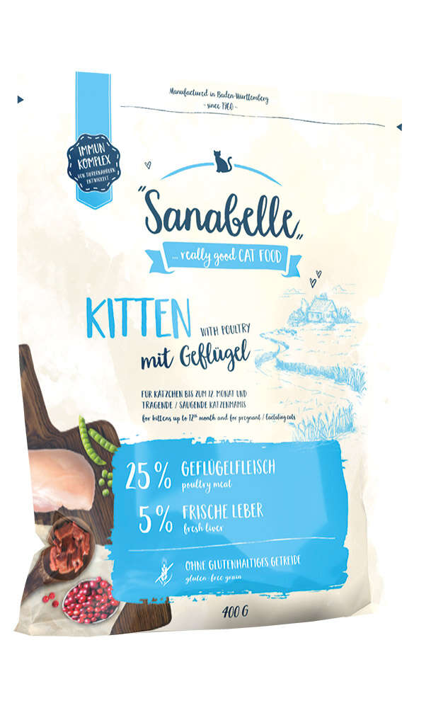 Sanabelle Katzen-Trockenfutter Kitten Geflügel Sanabelle Katzen-Trockenfutter Kitten Geflügel